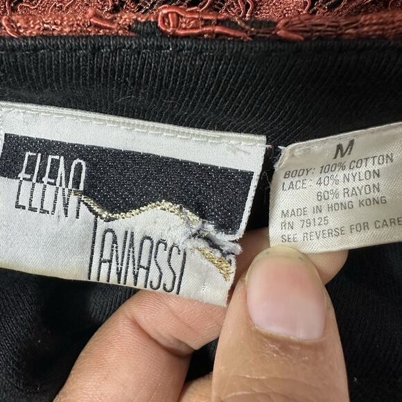 Vintage Lace Corset Top Womens Burgundy Regency Punk Whimsigoth Romance Medium - Picture 9 of 12